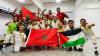 كأس العالم..المنتخب المغربي لقصار القامة يرفع العلم الفلسطيني بعد فوزه على كولومبيا